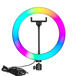 LED Ring light No brand M26, 26cm, RGB, 20W, Black