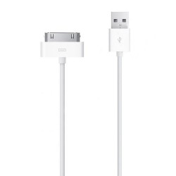 Cable USB iPod iPhone 4 4G 4S iPad 2 3 HQ A dock 30 pin