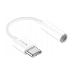 Original Adapter connector - HUAWEI CM20 [Jack 3.5 mm//Type C] white bulk