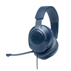 JBL Quantum 100, Over-Ear Wired Gaming Headset Blue