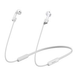 Baseus Sports Collared Silicone Hanging Sleeve strap For AirPods 1/2 Generation White (ARAPPOD-02)
