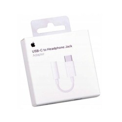 Original Adapter connector - APPLE MU7E2ZM/A [Jack 3.5 mm/Typ C] white retail packaging